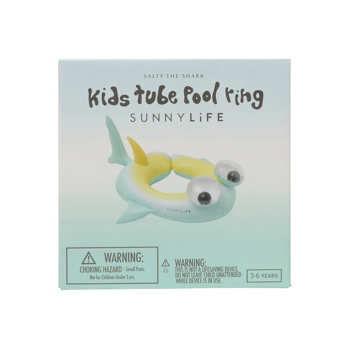 Kids Tube Pool Ring - Salty the Shark - Image 9
