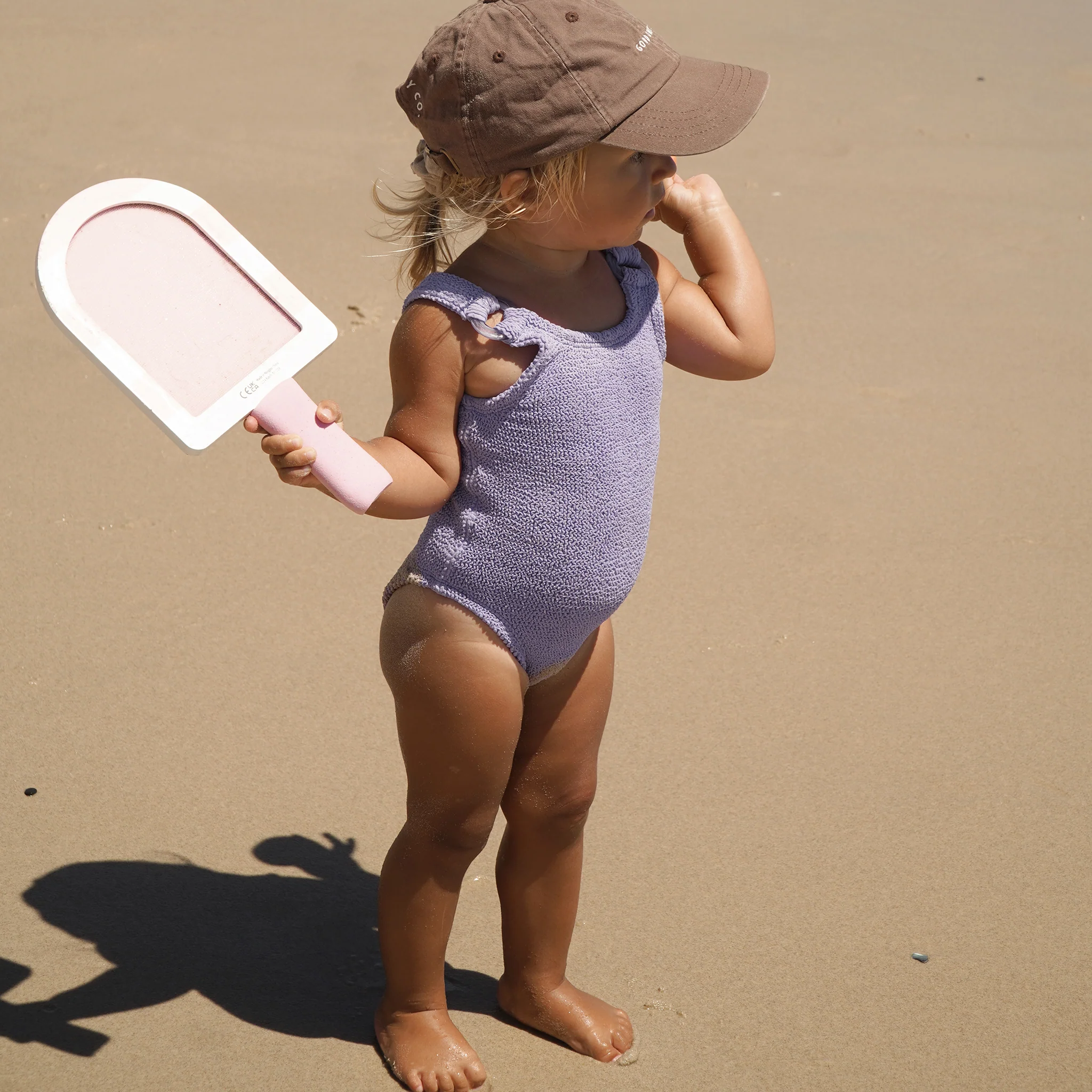 Kids Velcro Beach Bats - Cotton Candy - Image 3