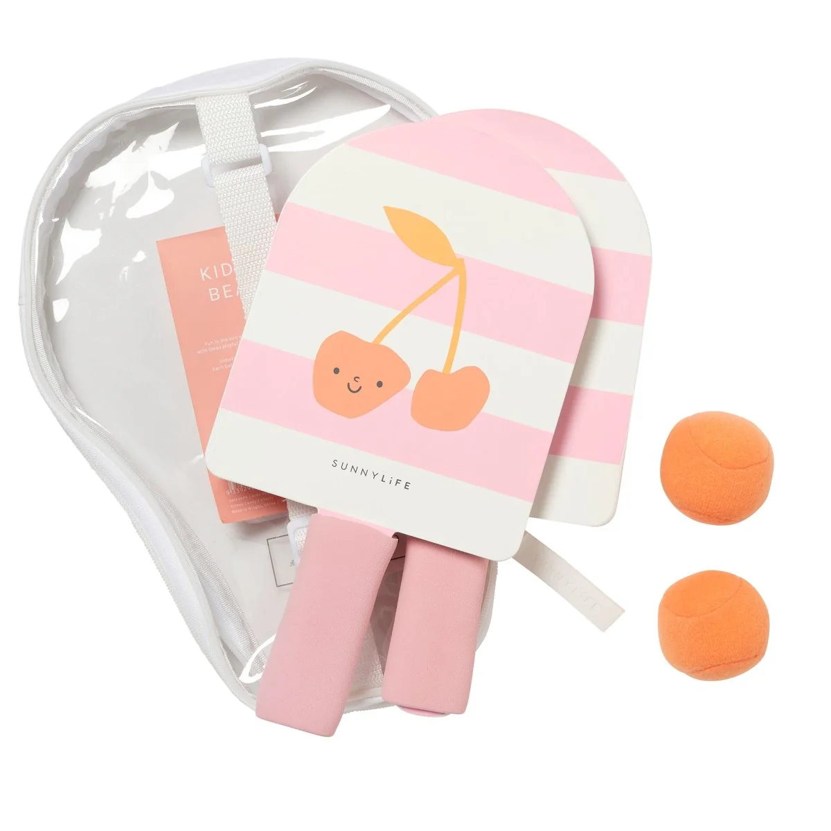 Kids Velcro Beach Bats - Cotton Candy - Image 5