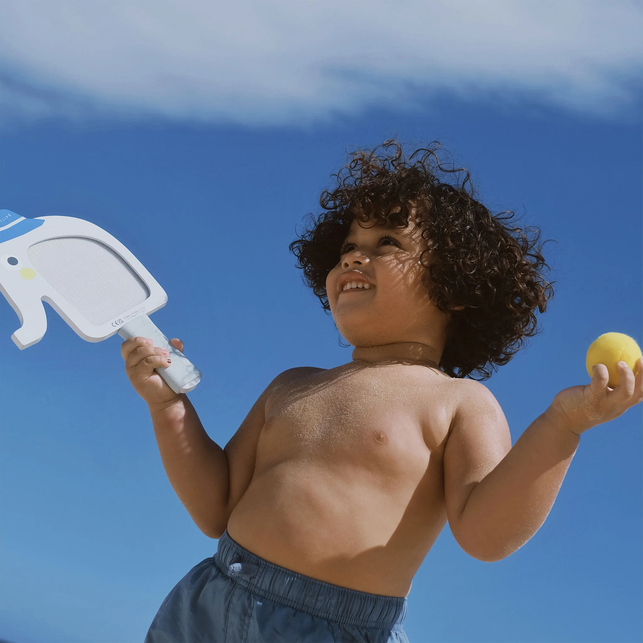 Kids Velcro Beach Bats - Eli the Elephant - Image 4