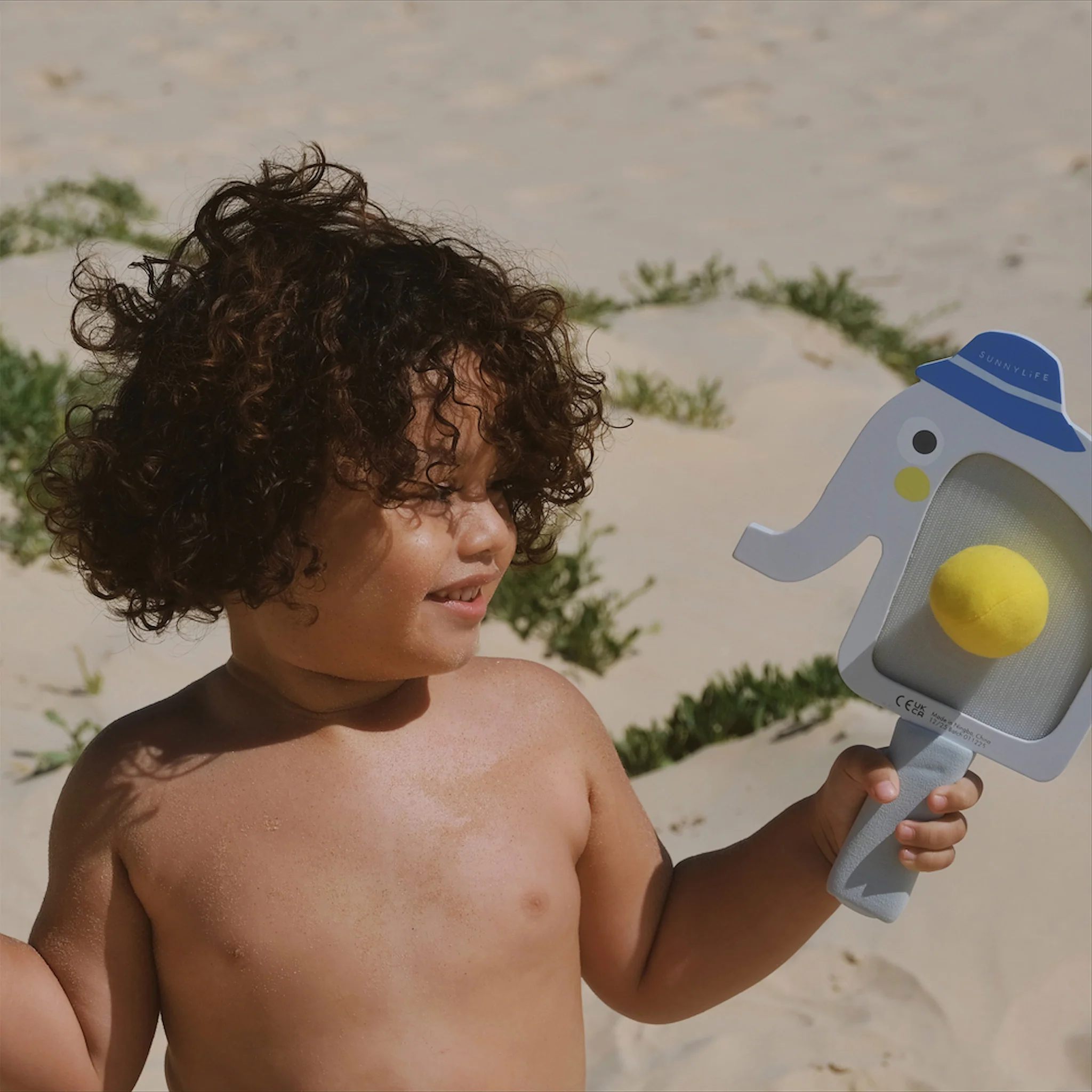 Kids Velcro Beach Bats - Eli the Elephant - Image 5