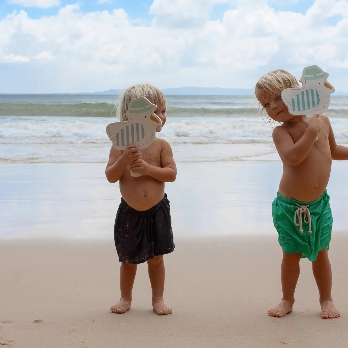 Kids Velcro Beach Bats - Sammy the Seagull - Image 5