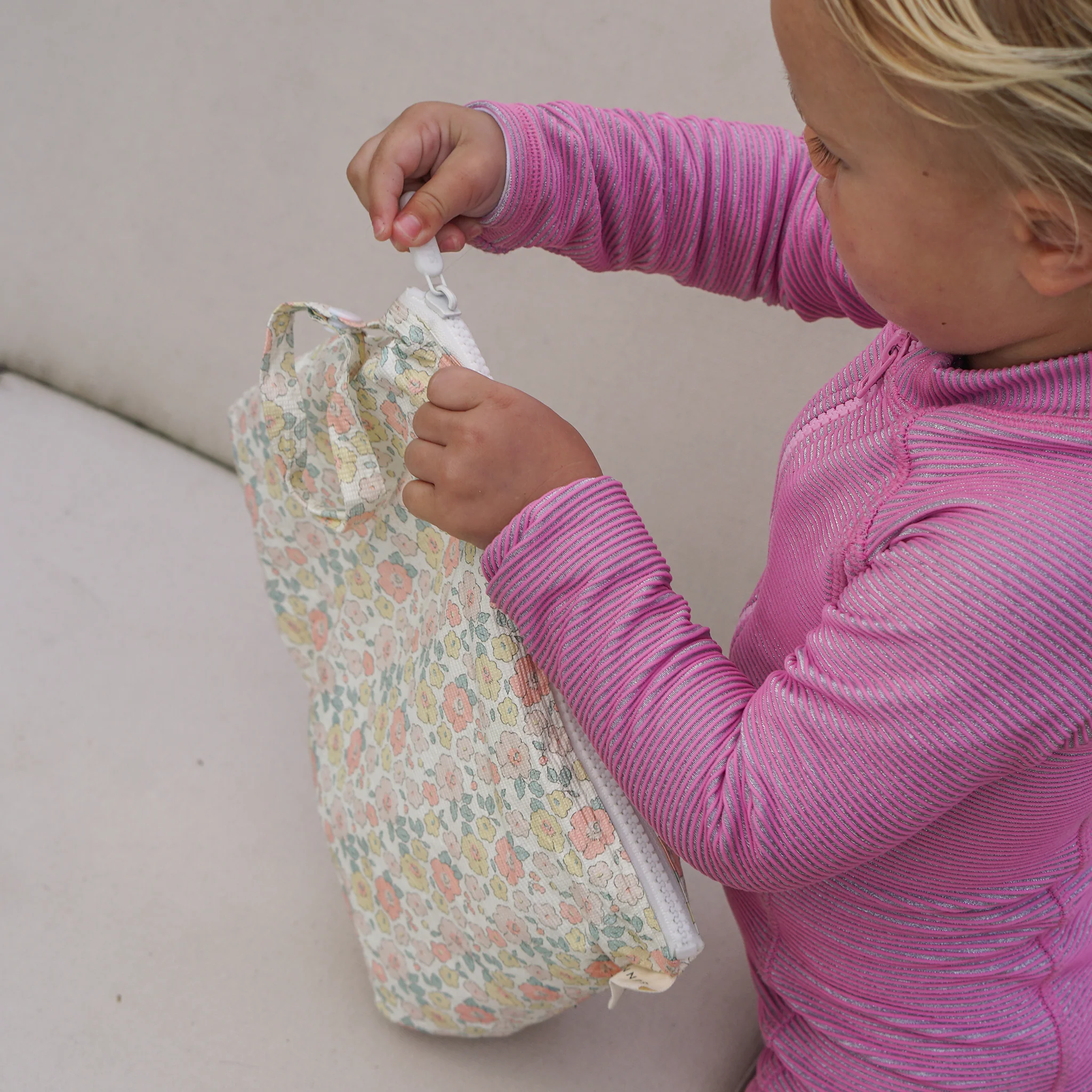 Kids Wet Bag - Into the Garden Ditsy Floral - Image 4