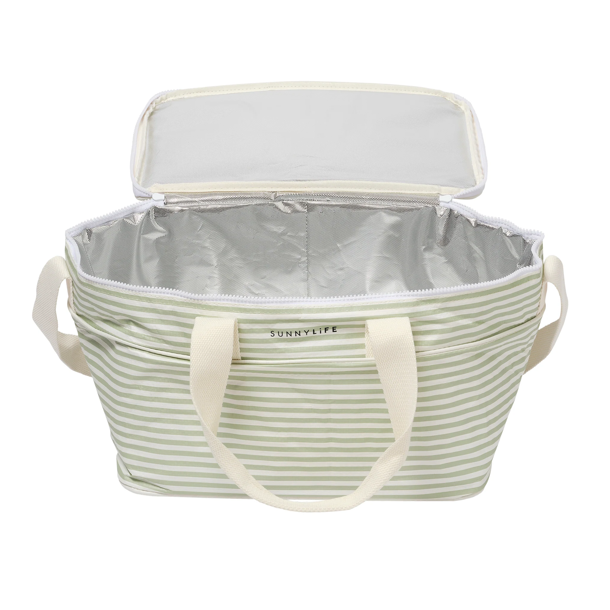 Light Cooler Bag - Sea Sage Stripe - Image 4