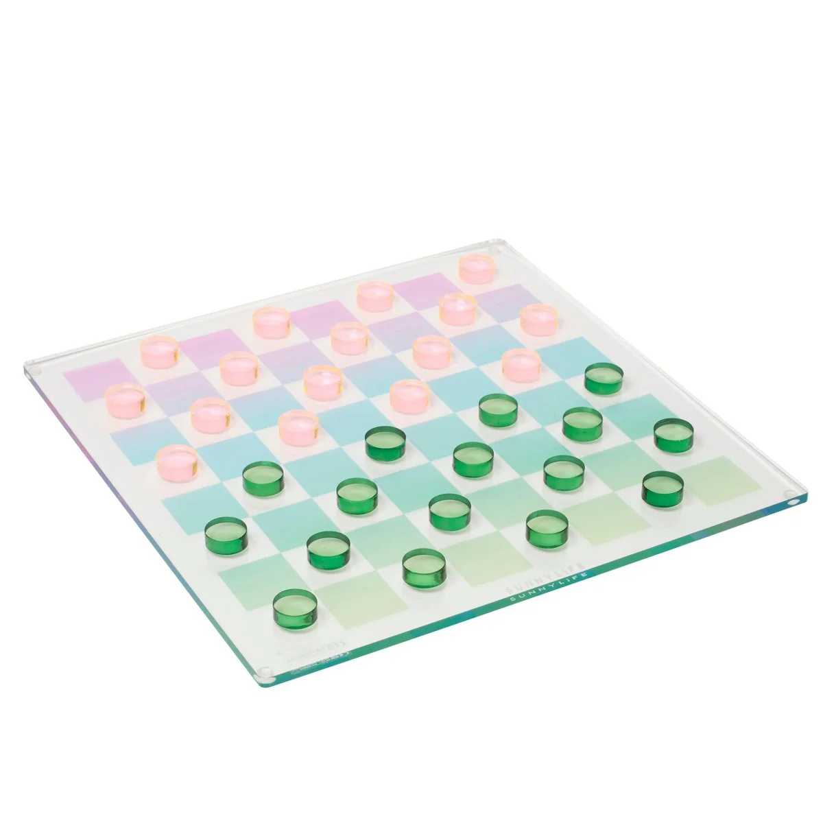 Lucite Chess & Checkers - Ombre - Image 7