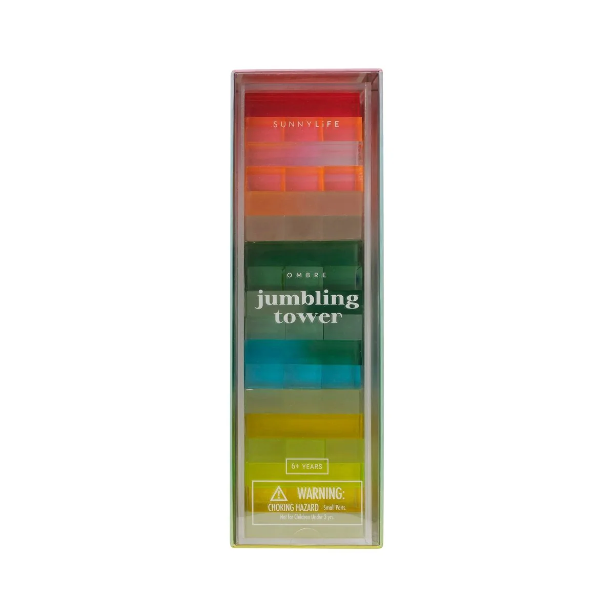 Lucite Jumbling Tower - Ombre - Image 4