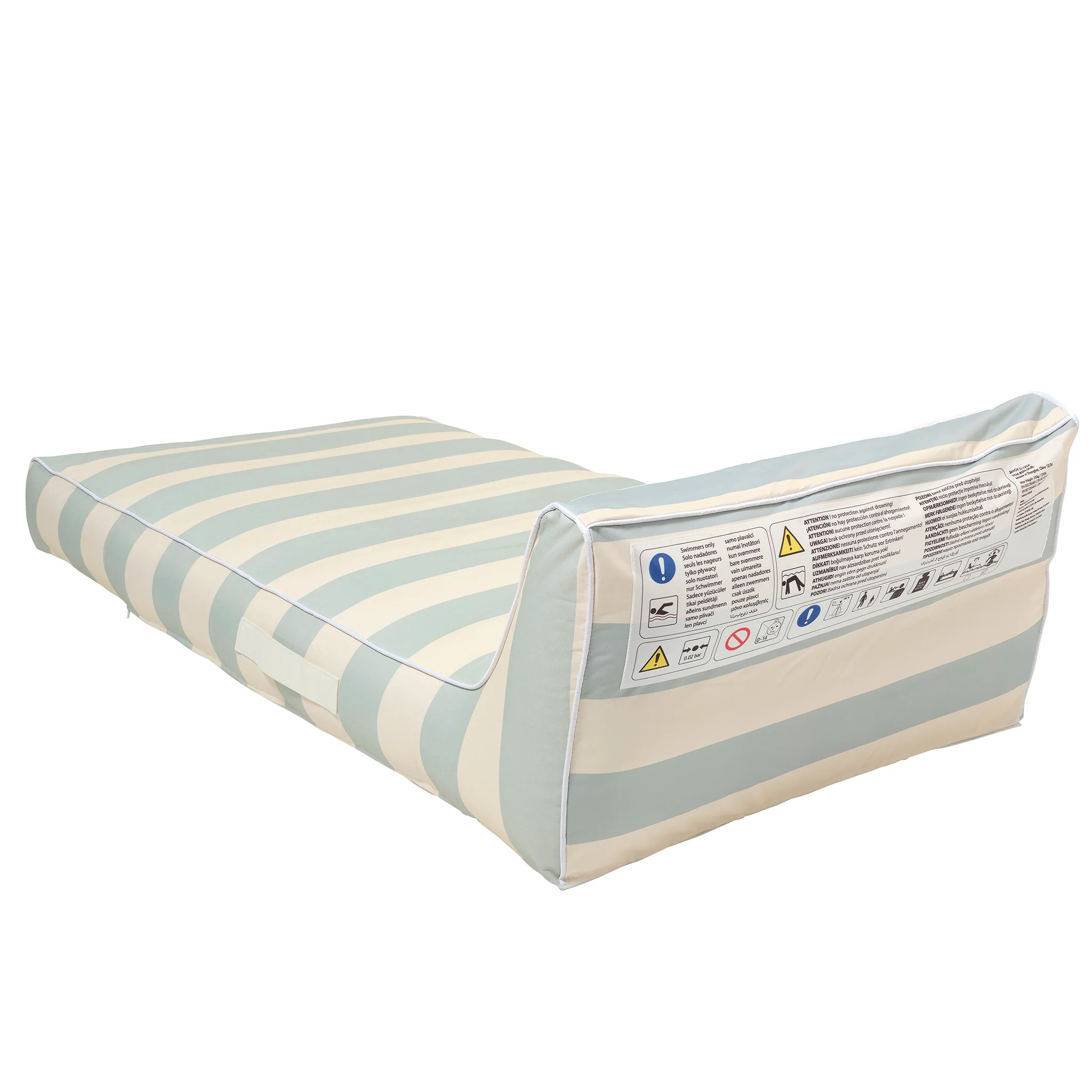 Luxe Lie-On Lounger - Lazy Days Blue Stripe - Image 5