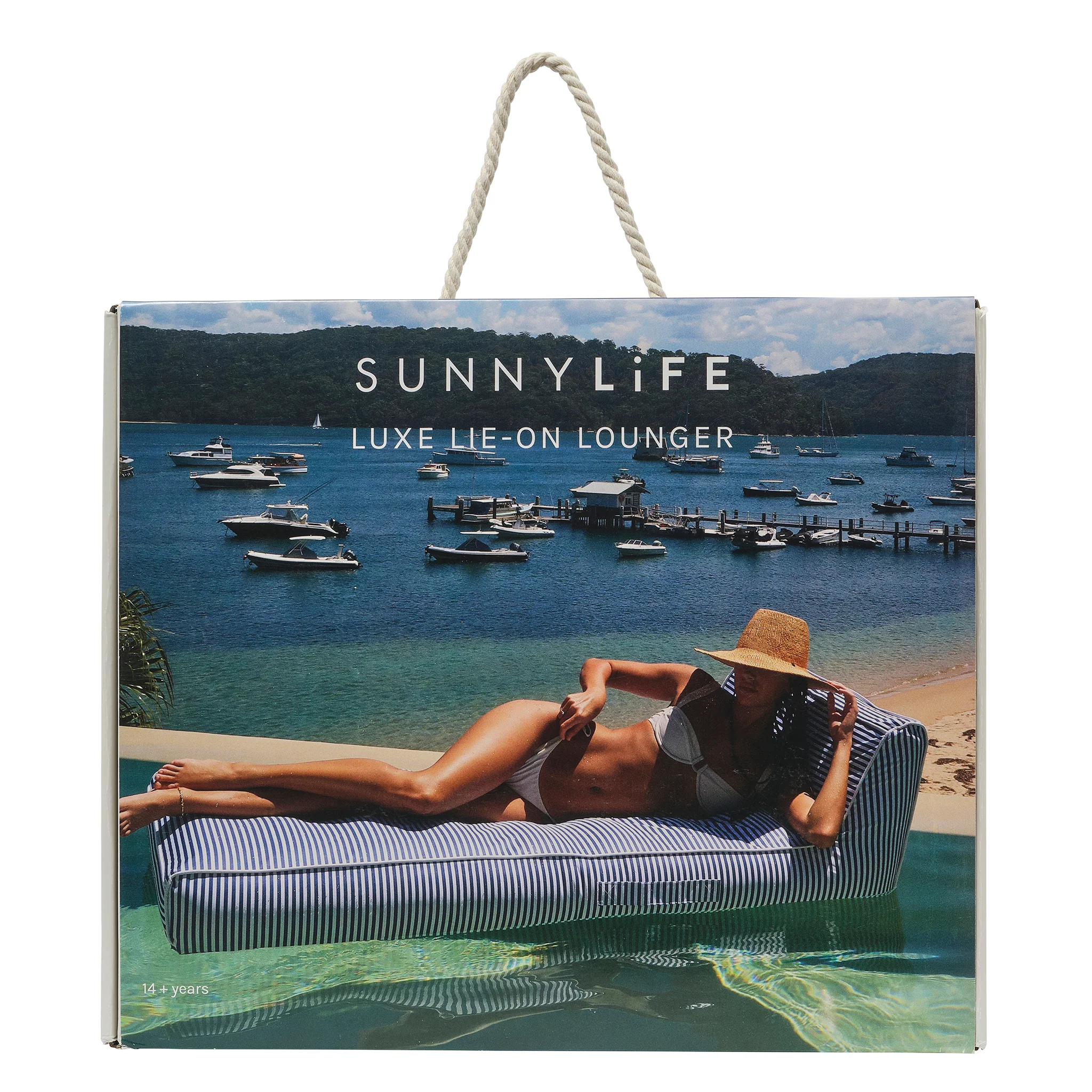 Luxe Lie-On Lounger - Le Weekend Navy - Image 9