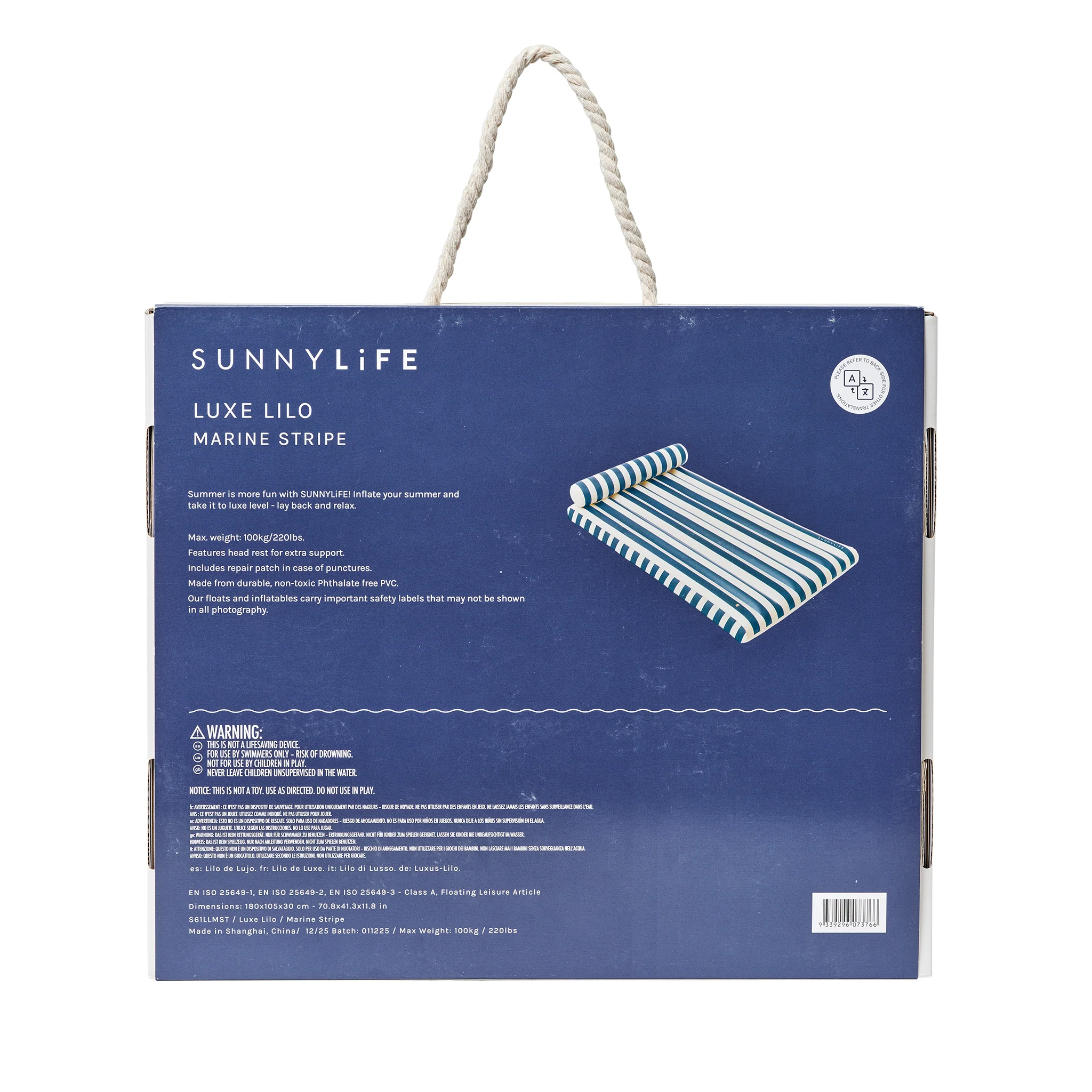 Luxe Lilo - Marine Stripe - Image 11