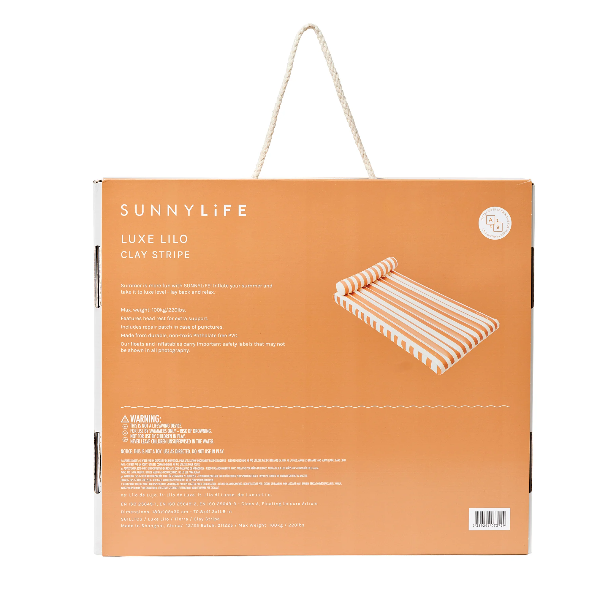 Luxe Lilo - Tierra Clay Stripe - Image 11