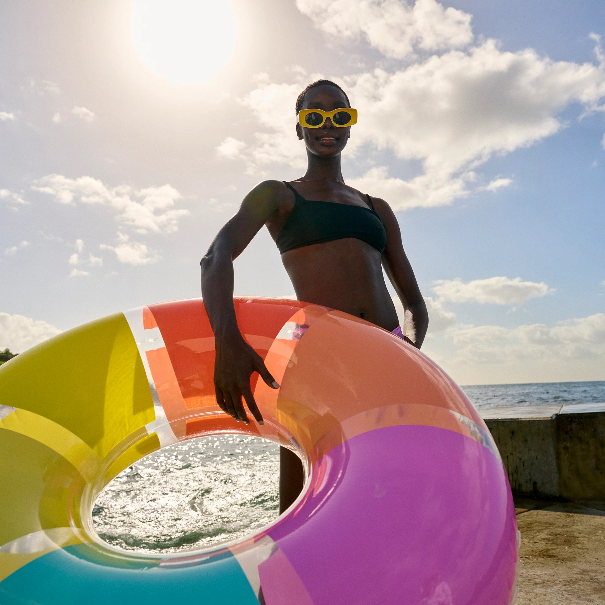 Luxe Pool Ring - Rainbow Gloss - Image 3