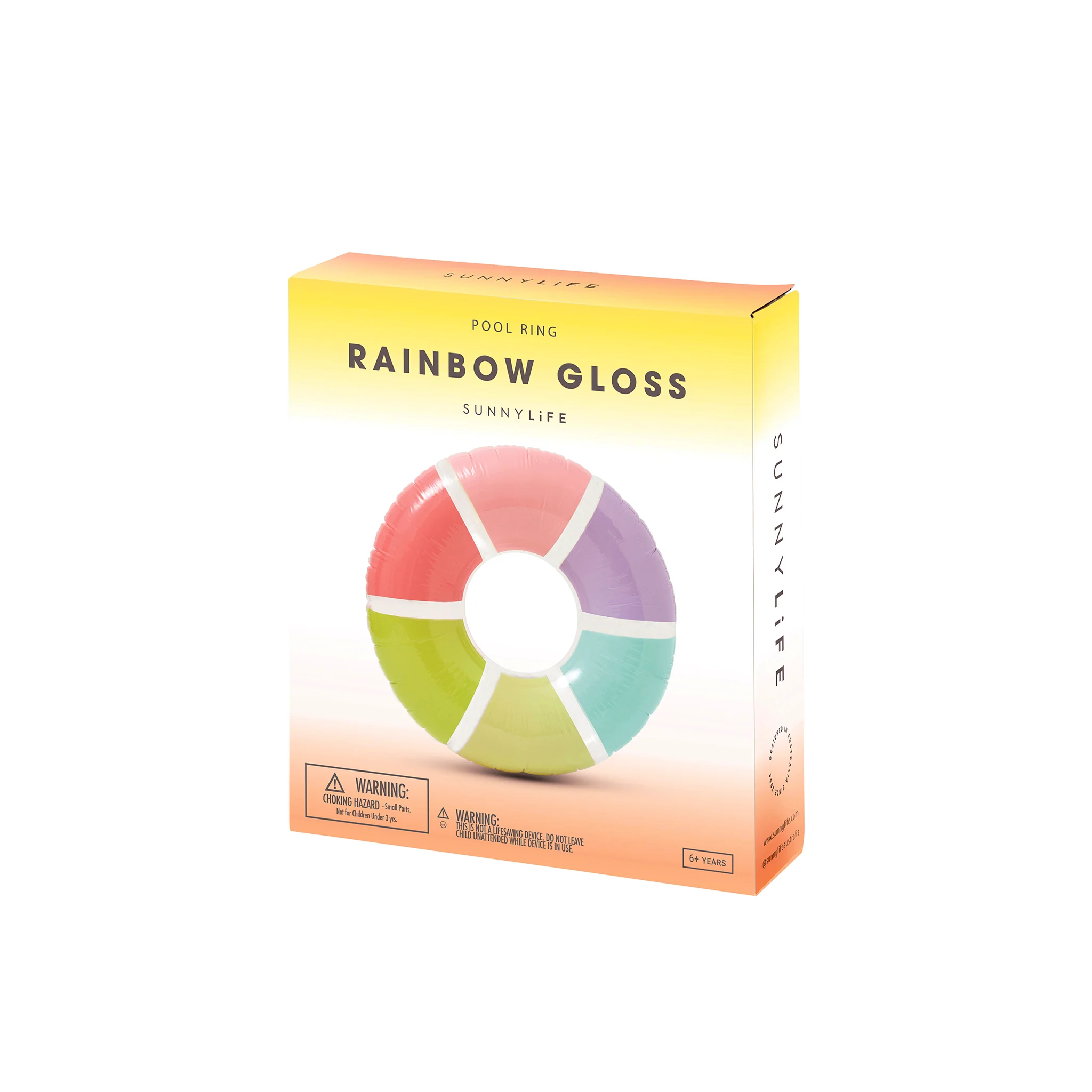 Luxe Pool Ring - Rainbow Gloss - Image 5