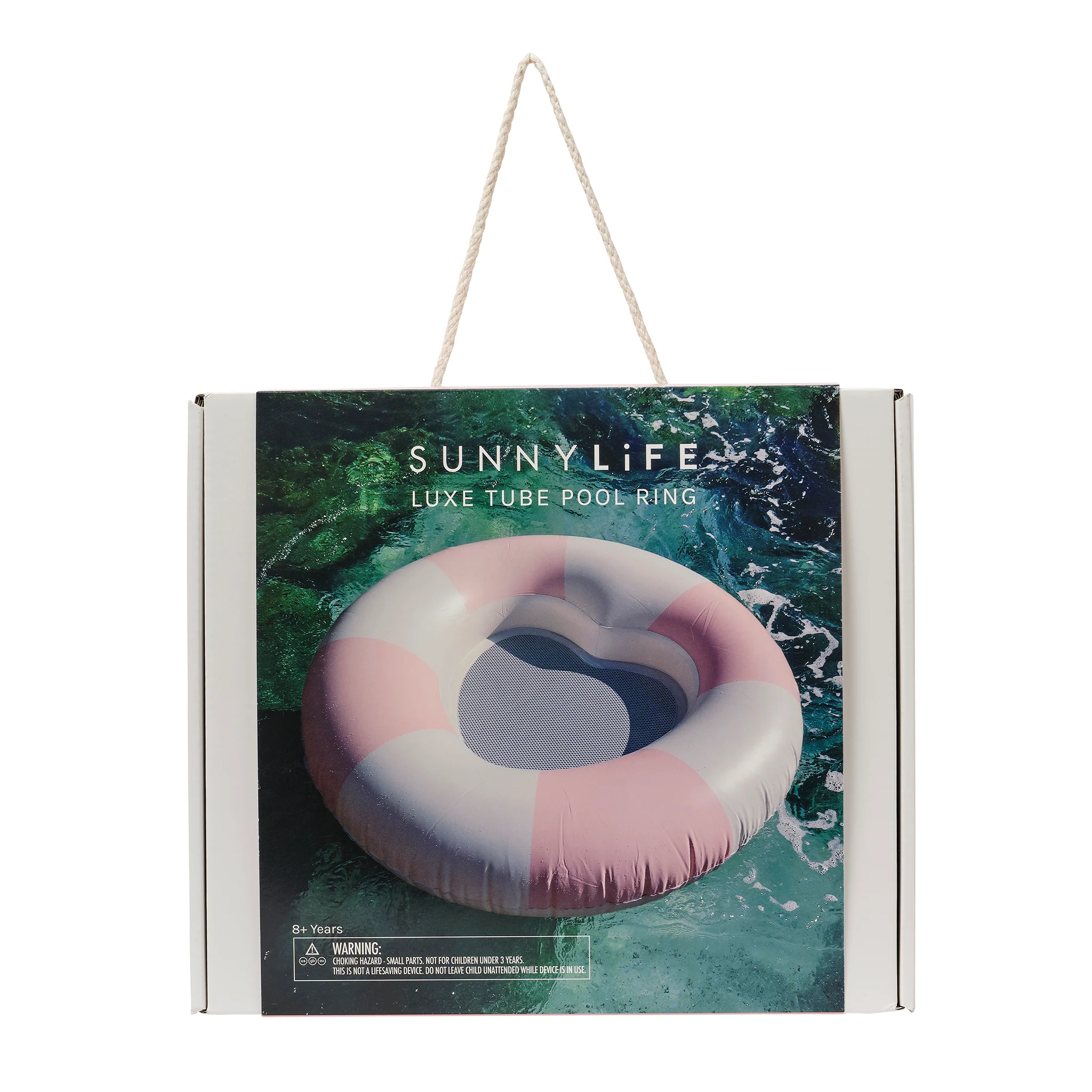 Luxe Pool Ring | Stole My Heart Pink Stripe - Image 11