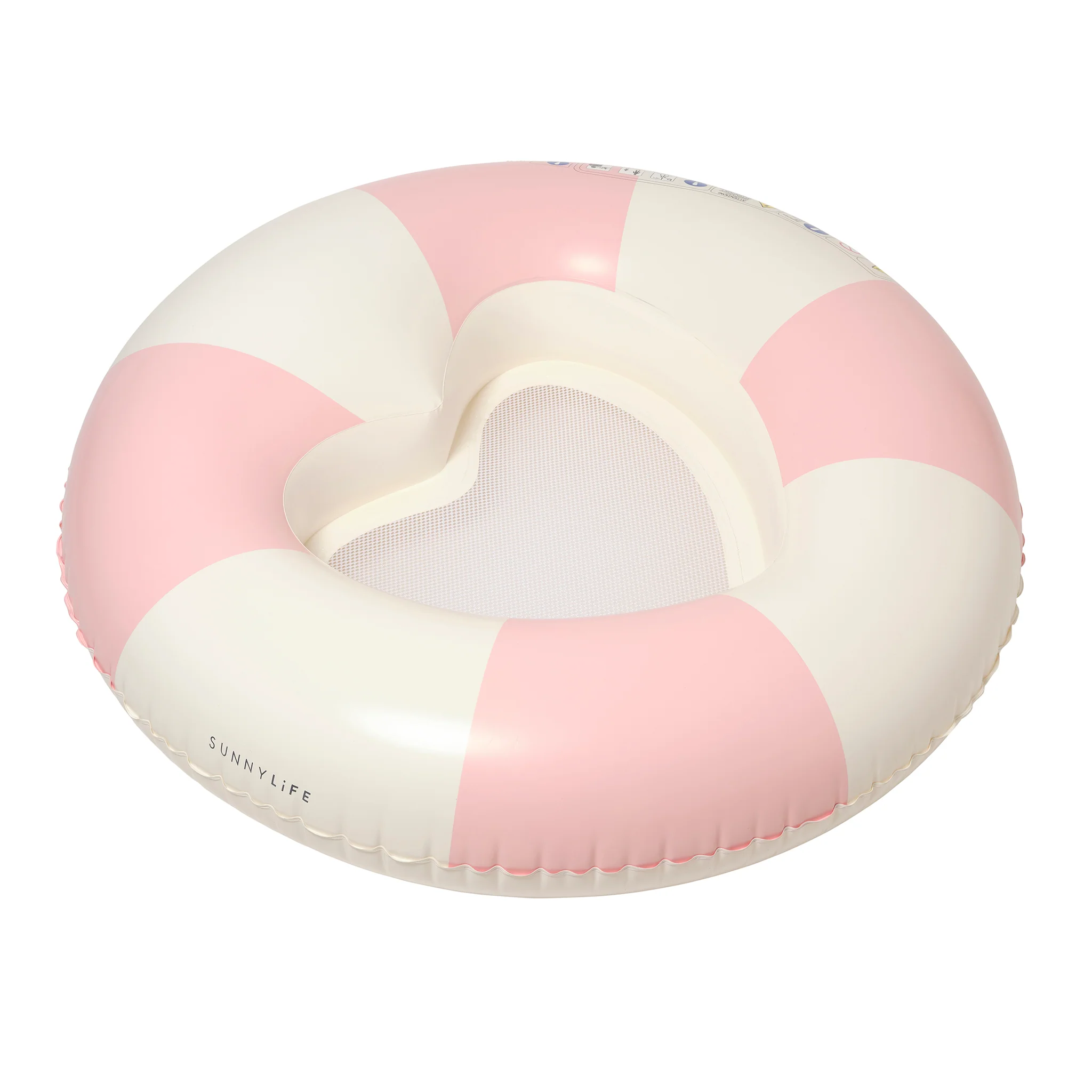 Luxe Pool Ring | Stole My Heart Pink Stripe - Image 9