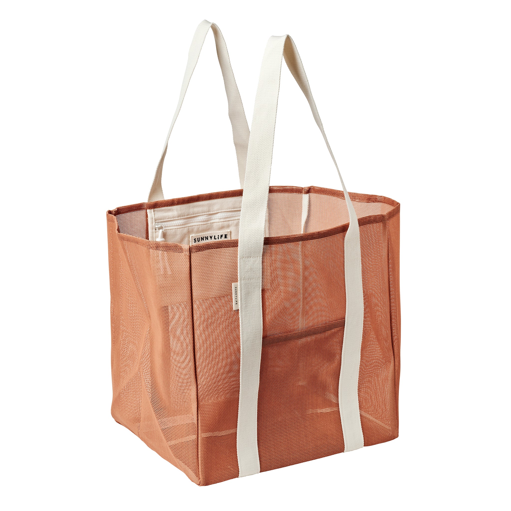 Mesh Beach Bag - Tierra Clay - Image 6