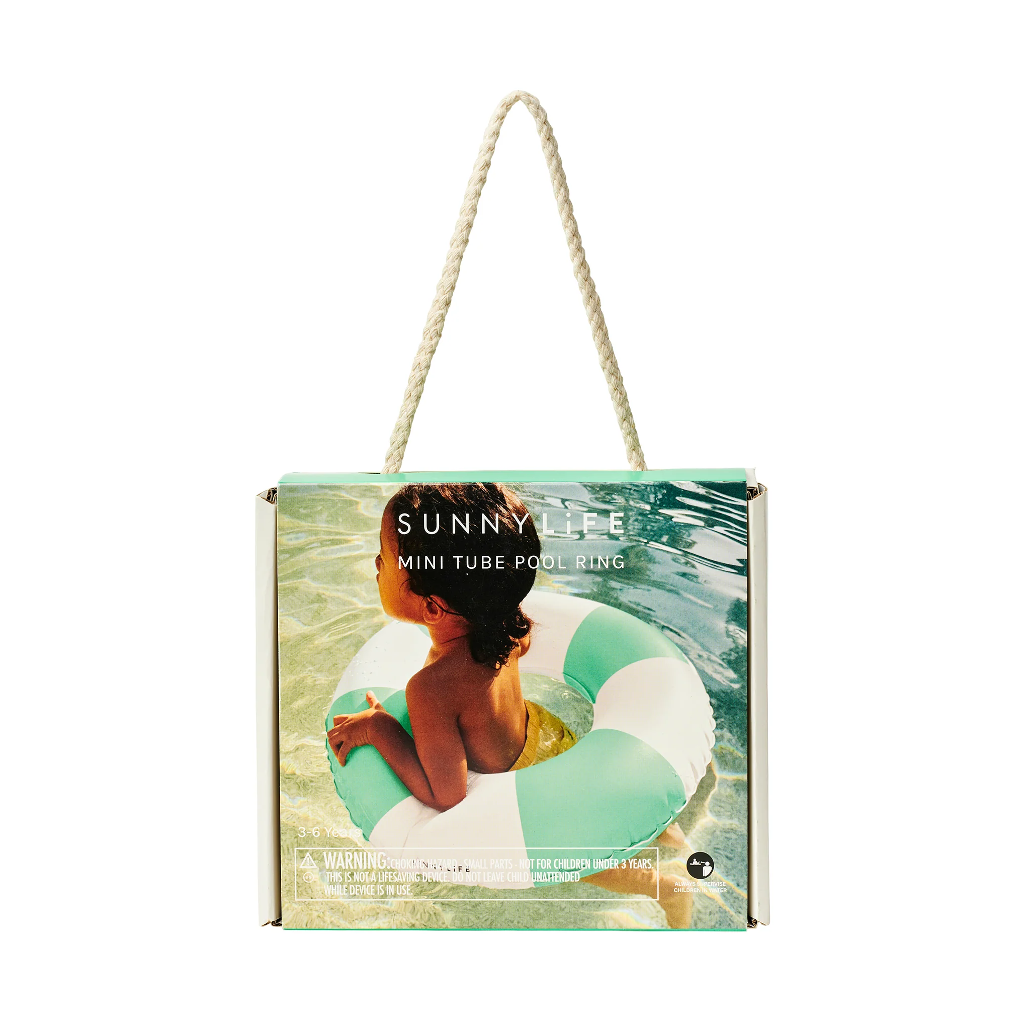 Mini Tube Pool Ring - Pool Party Green Stripe - Image 8