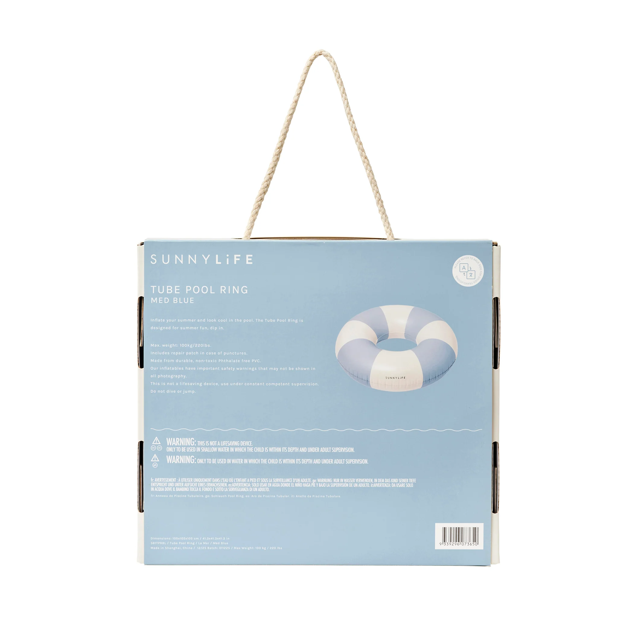 Tube Pool Ring - La Mer Med Blue - Image 5