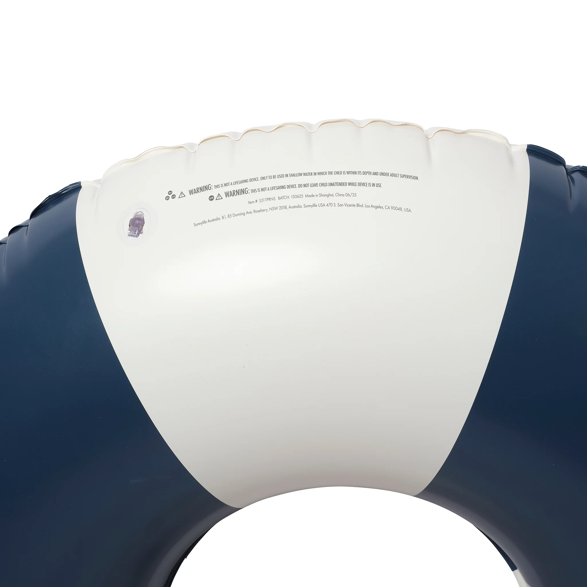 Tube Pool Ring - Navy Stripe - Image 5