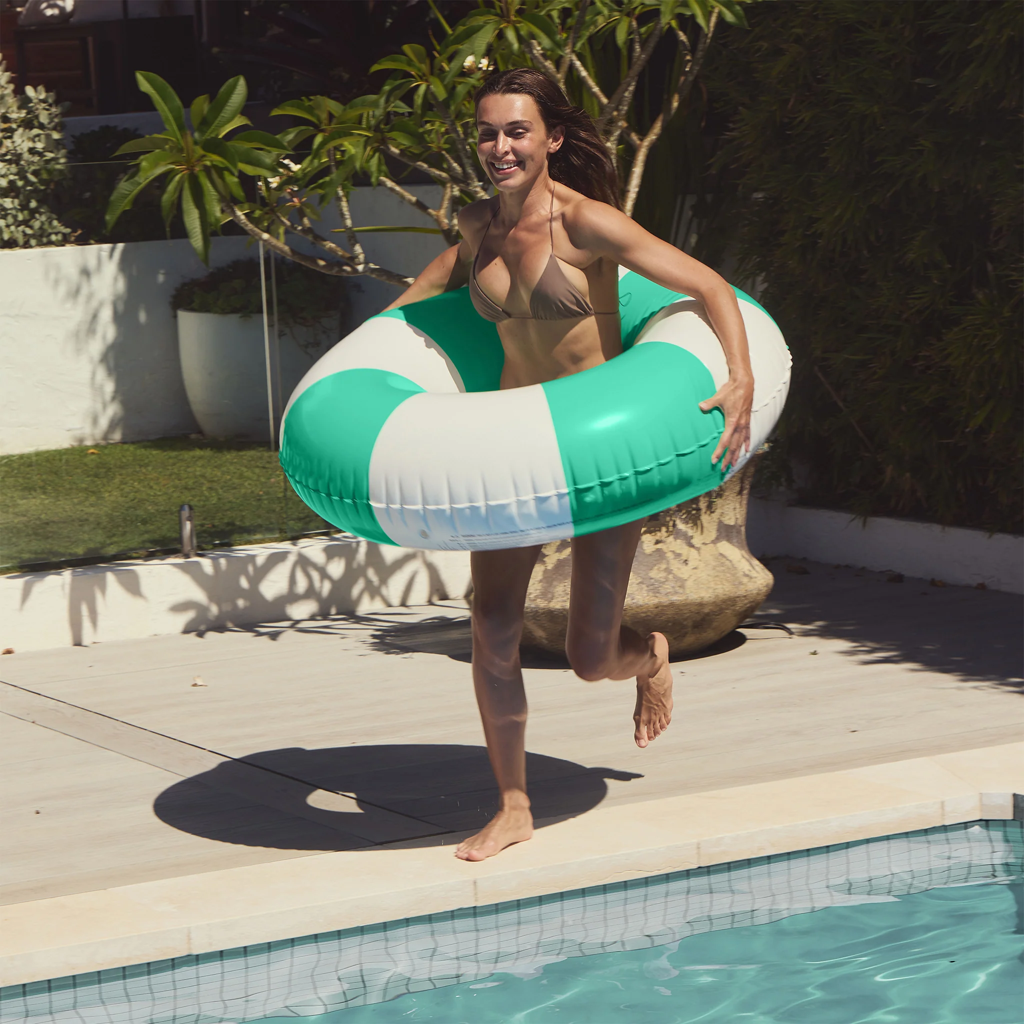 Tube Pool Ring - Pool Party Neon Green - Image 4