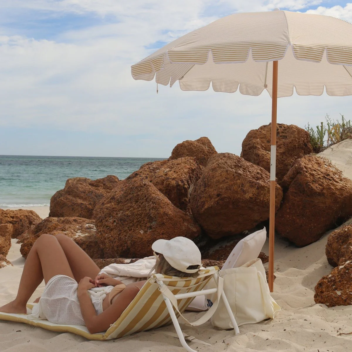 Reclining Beach Chair - Mango Bay - Image 3