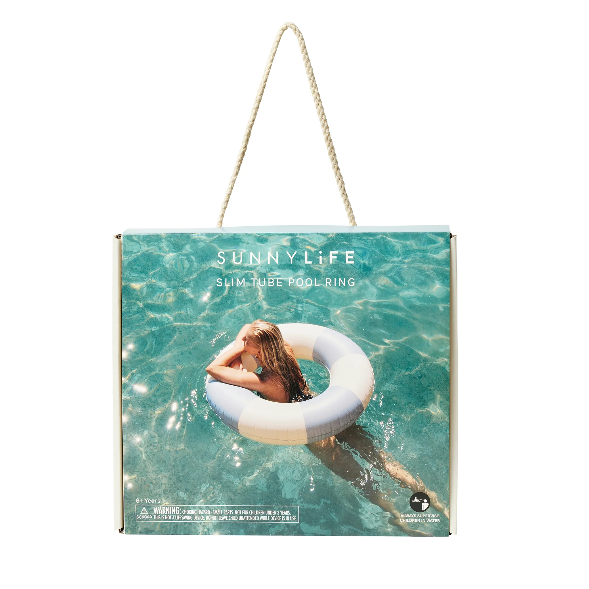 Slim Tube Pool Ring - La Mer Med Blue - Image 8