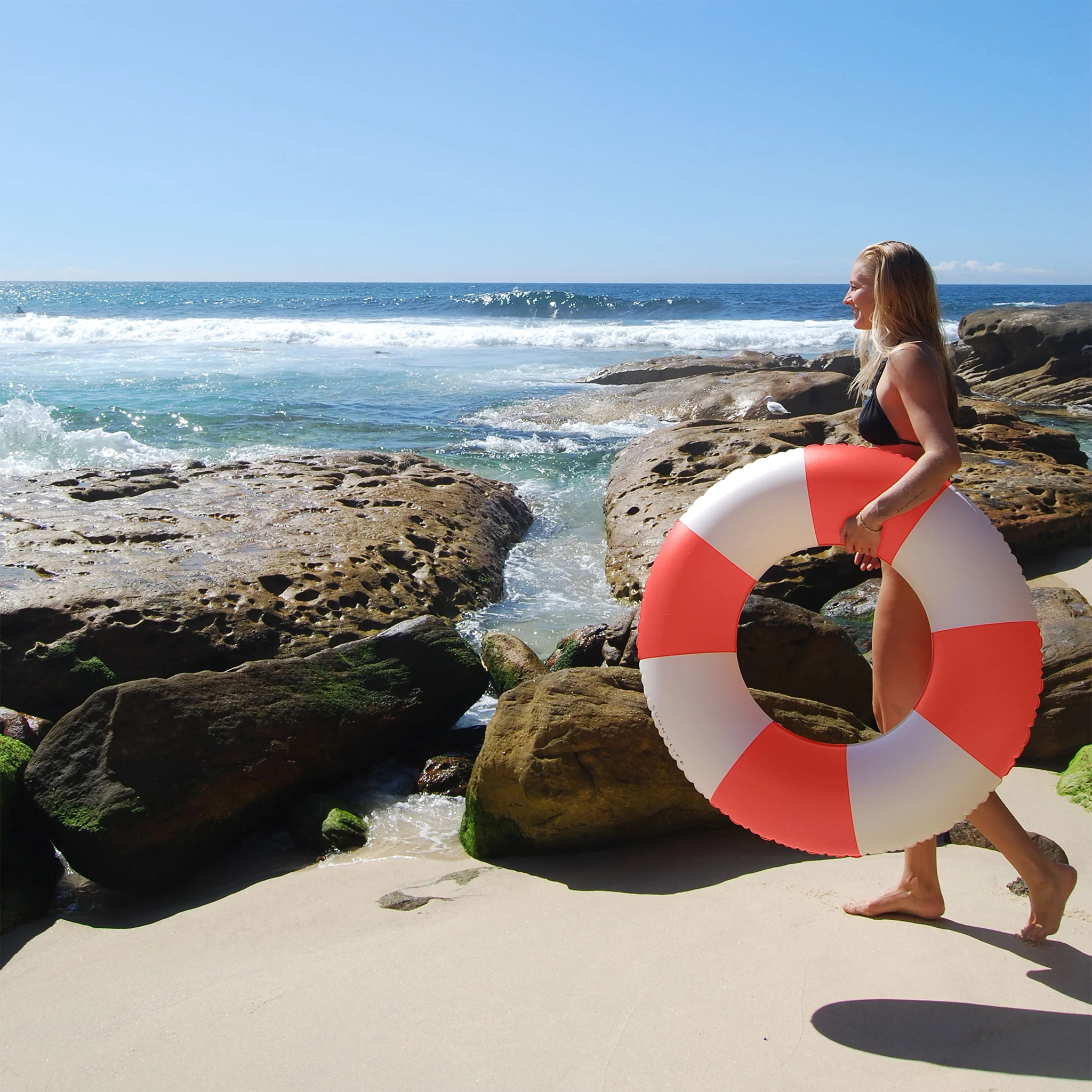 Slim Tube Pool Ring - Pool Party Tomato - Image 3