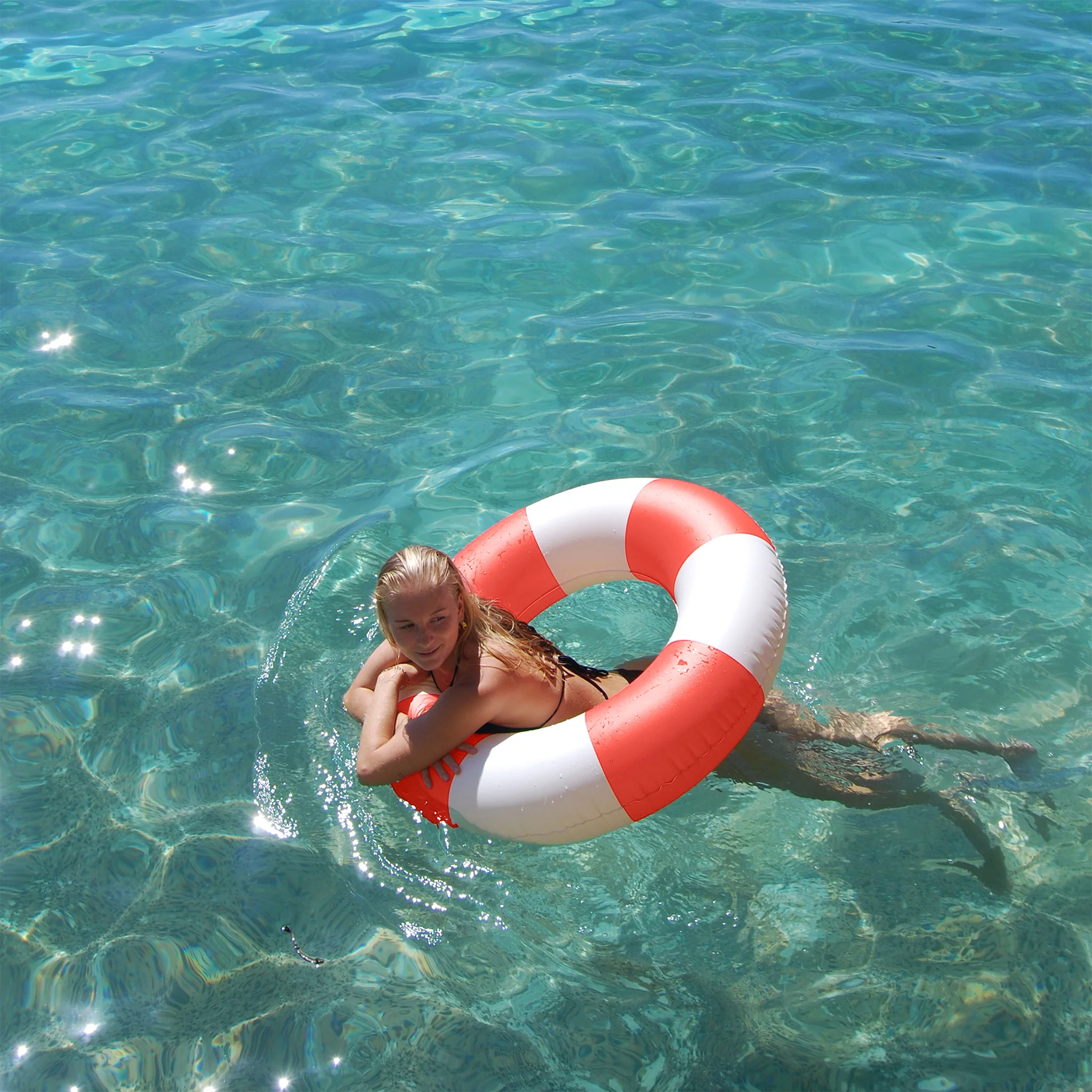 Slim Tube Pool Ring - Pool Party Tomato - Image 4