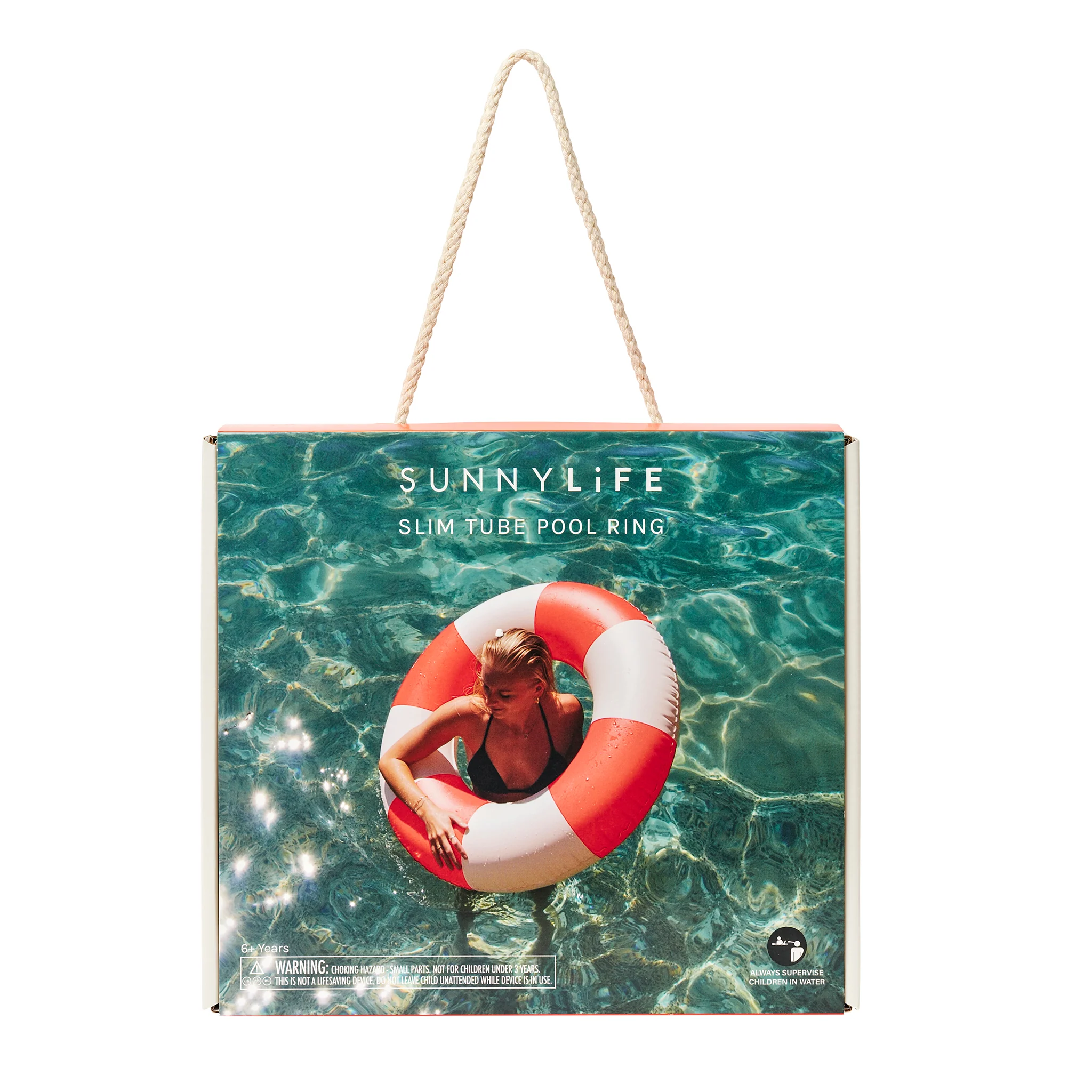 Slim Tube Pool Ring - Pool Party Tomato - Image 6