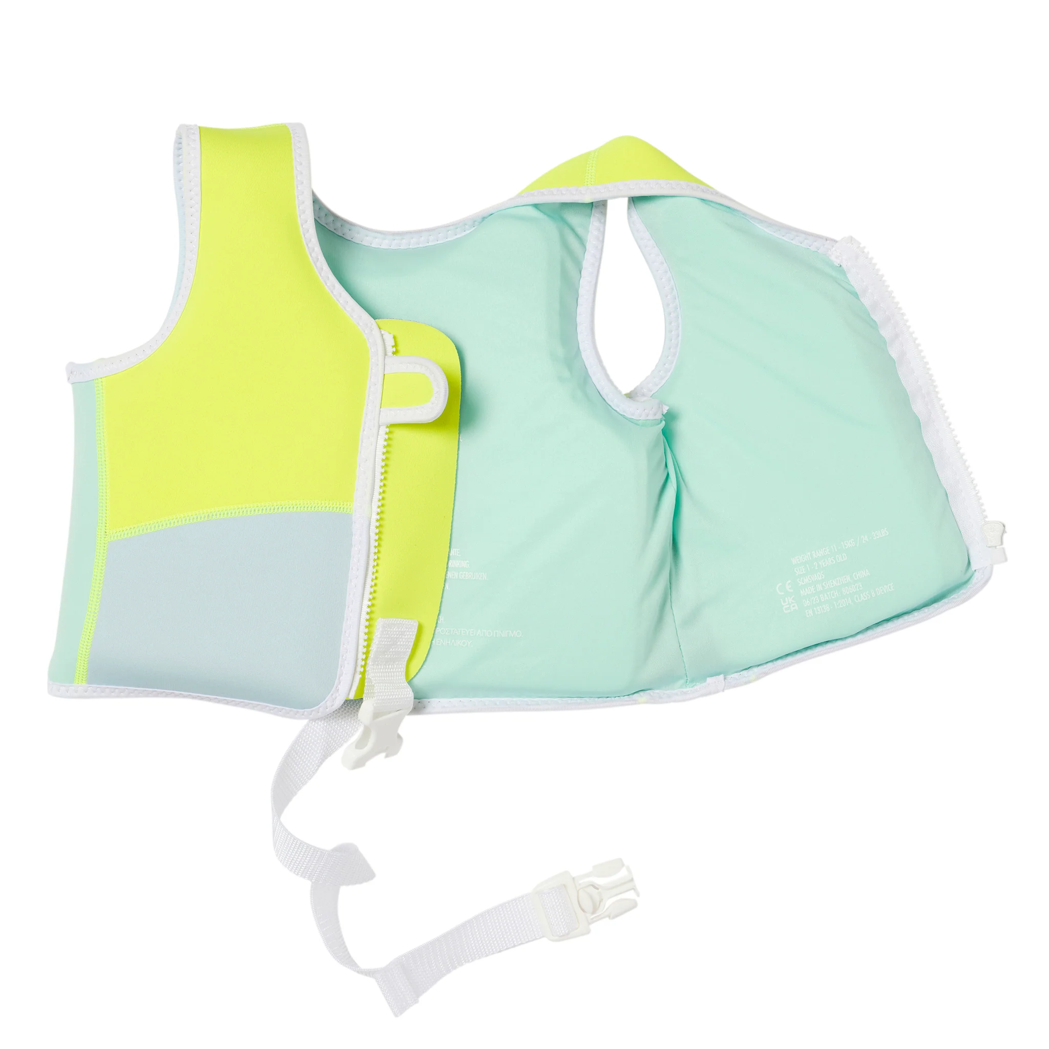 Kids Swim Vest 1-2 - Salty The Shark - Image 7