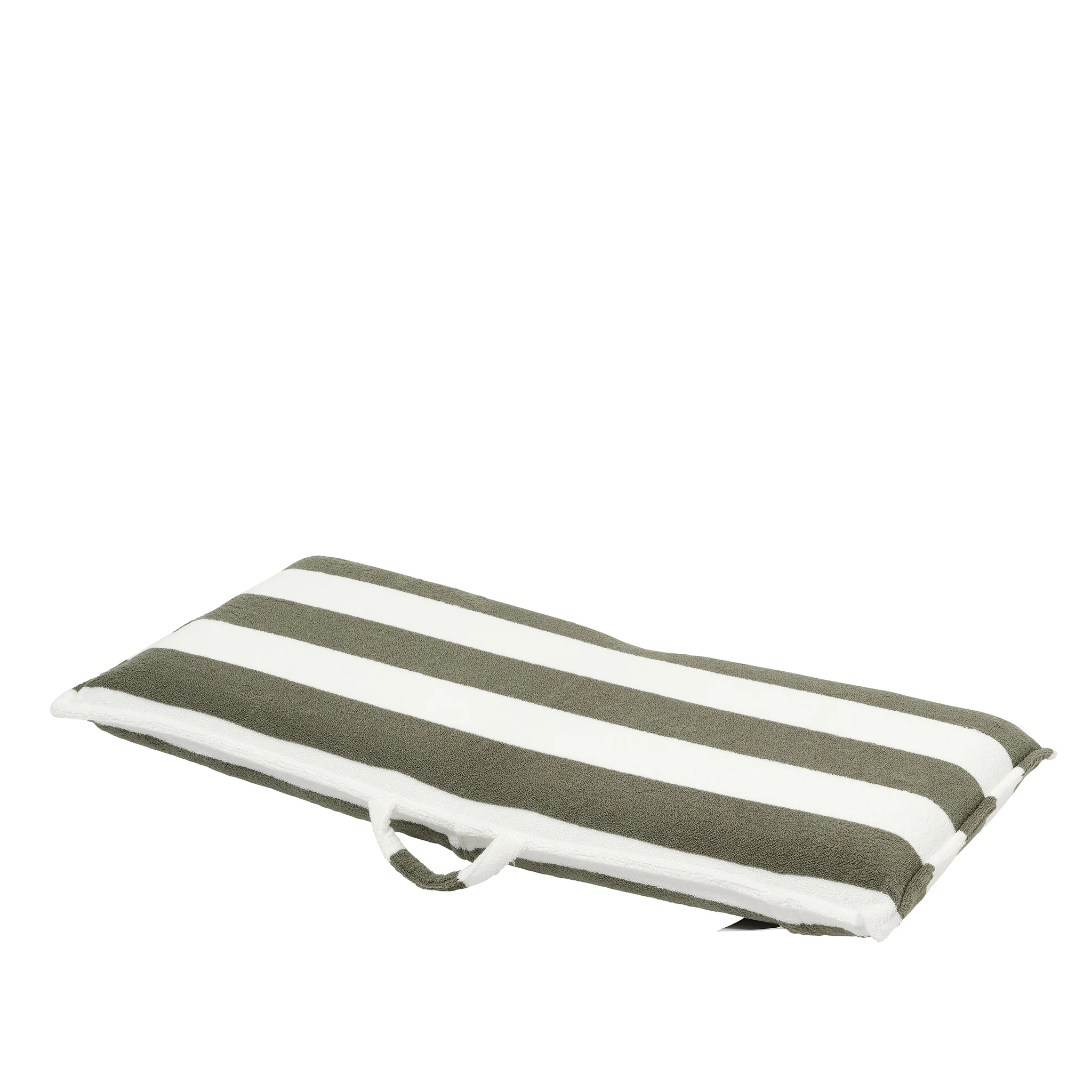 Terry Travel Lounger - The Vacay Olive Stripe - Image 9