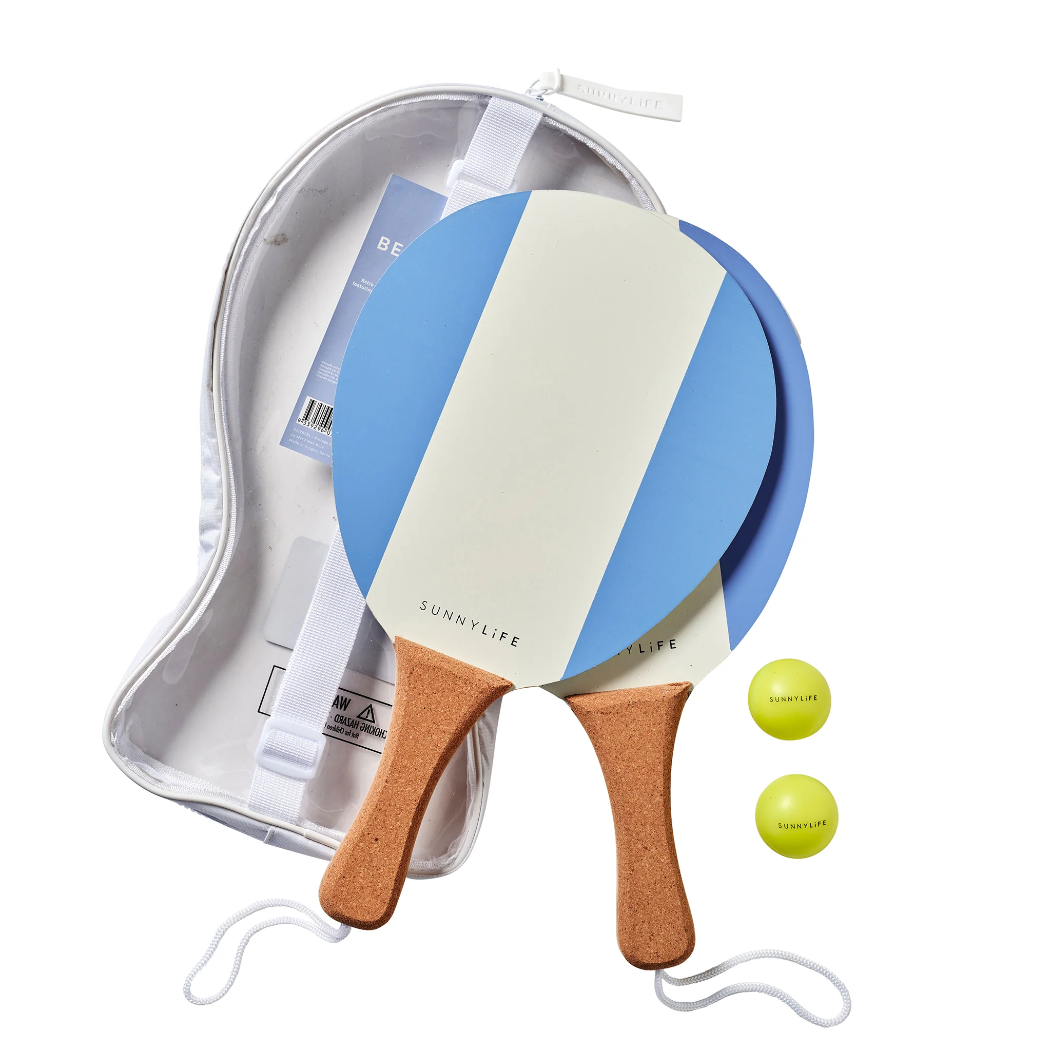 Vintage Beach Paddles - La Mer Med Blue - Image 5