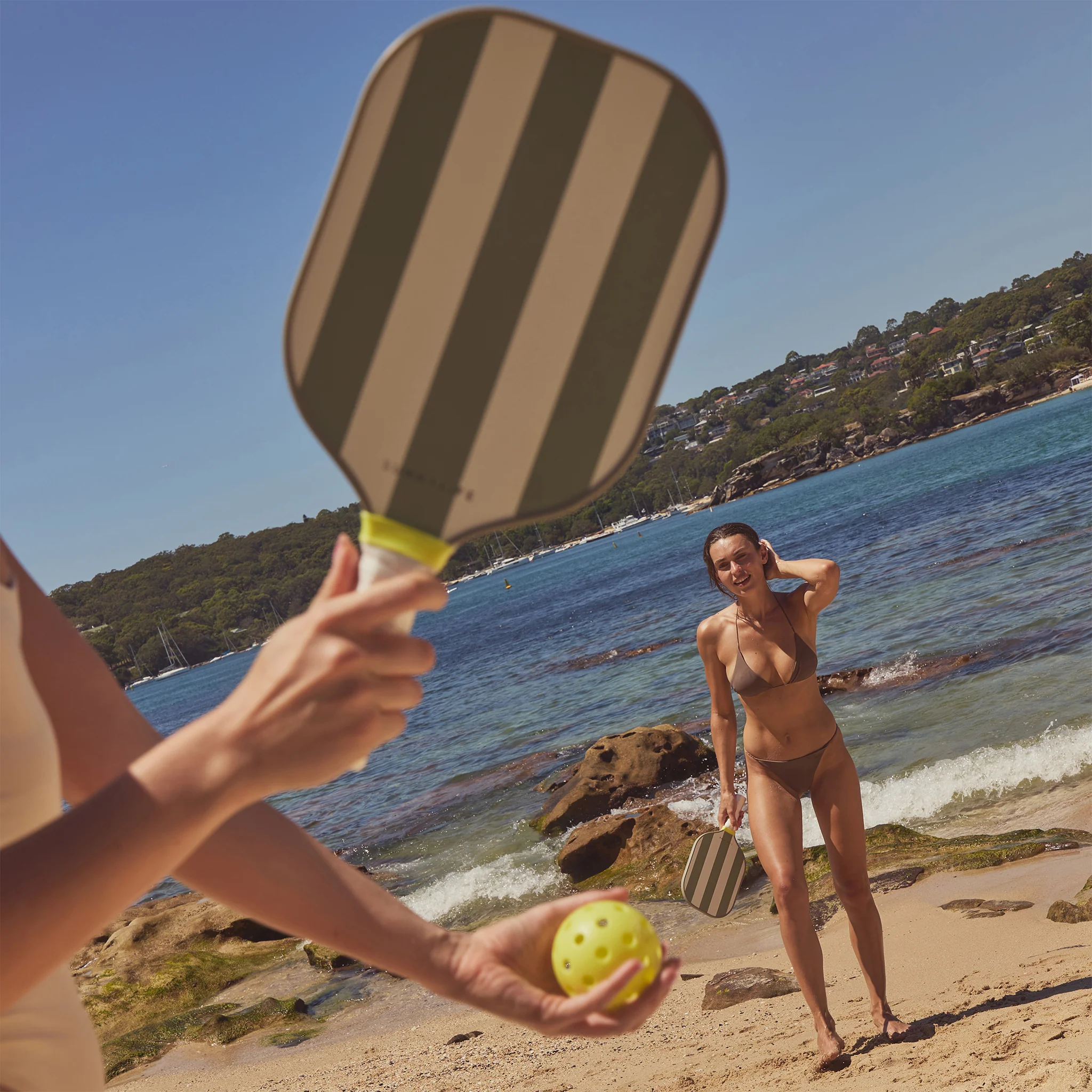 Wooden Pickleball Set - Seagrass Sage - Image 4