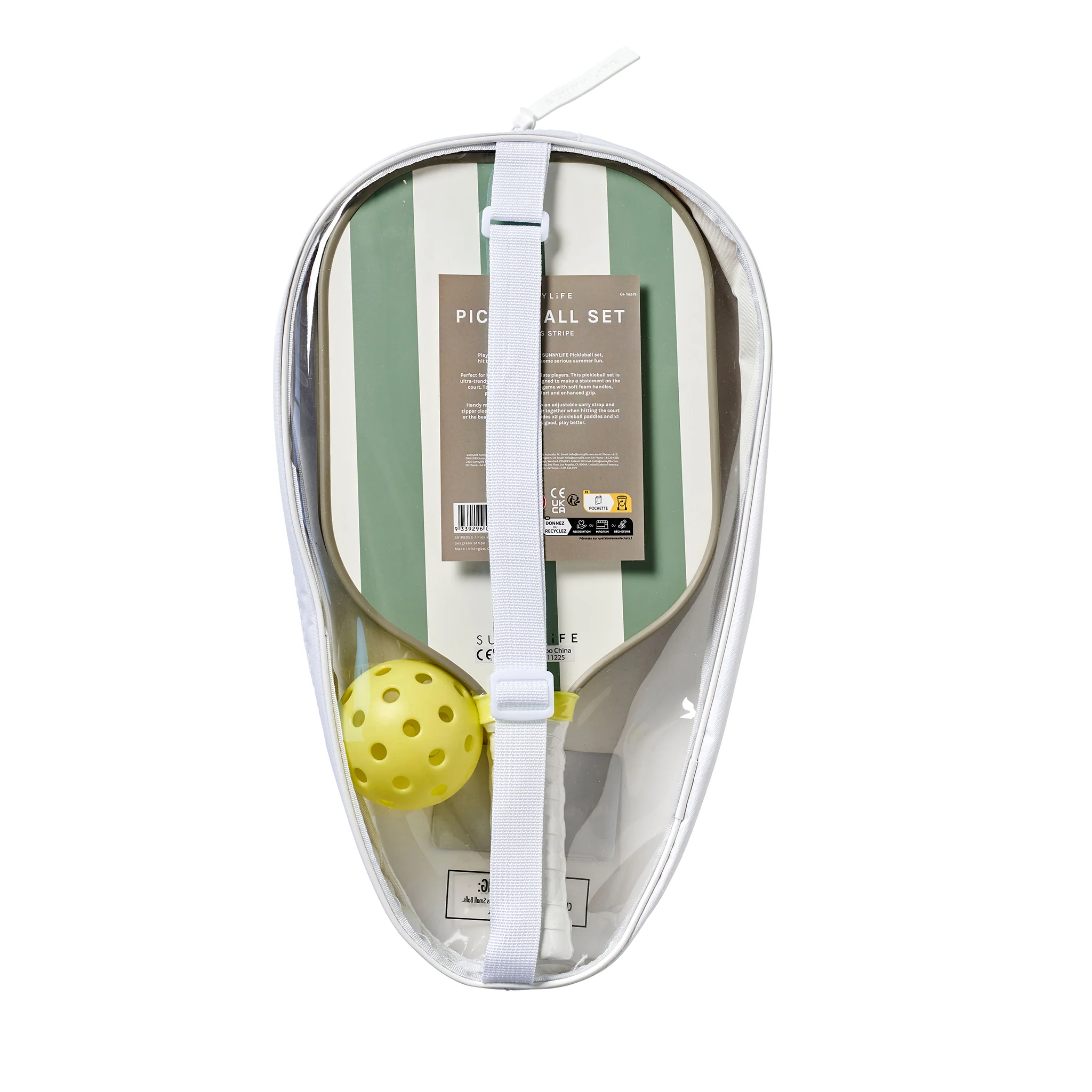 Wooden Pickleball Set - Seagrass Sage - Image 9